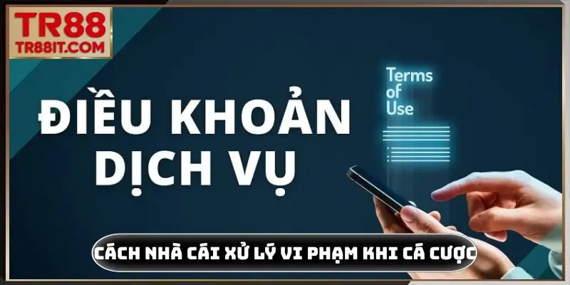 Cách nhà cái xử lý vi phạm khi cá cược