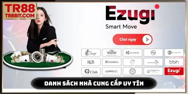 Danh sách nhà cung cấp dịch vụ uy tín